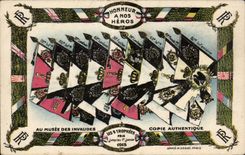 Militaria - Illustration - Honor has our Heroes - 1915 - has Museum of Invalides - CPA
