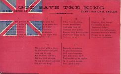 Militaria - Illustration - God Save the King - God Keeps the King - English National Song - CPA