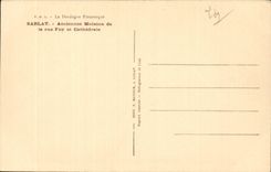 Sarlat - Old Houses of the street Foy and Cathedrale - CPA