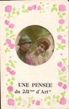 CPA Fantaisie Femme Une pensee du 231eme d artillerie 