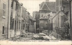 CPA Militaria the German Great War 1914 Kultur has Soissons