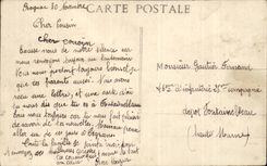 CPA Militaria Out of Canon battery