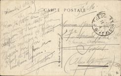 CPA Militaria the Great War 1914 Montfaucon After the bombardment