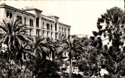 Corsica CPSM Corsica Ajaccio the large Continental hotel and its park