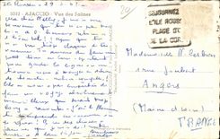 Corsica CPSM Corsica Ajaccio Seen of the Saltworks