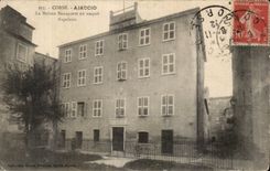 Corsica CPA Corsica Ajaccio the Bonaparte house or was born Napoleon