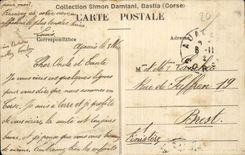 Corcega CPA Corcega Ajacio la casa de Bonaparte o era Napoleon nato