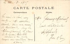 CPA Militaria the Great War 1914 Battles of the Pargny Marne on Saux