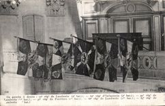 CPA Militaria German Flags demountings in Invalides Paris