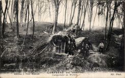 CPA Militaria Countryside of 1914 Camping of Woevre