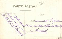 Surgeres - Interior of the Castle monumental Gate - CPA