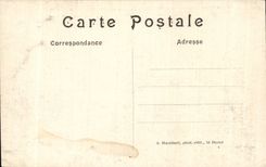 CPA Militaria Guerre 1914 Battles of the Marne House bombardee by the German shells