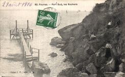 CPA Fouras Port Sud Les rochers