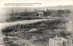 CPA Militaria Panoramic View of the monument of sliced bayonets