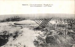 CPA Militaria War 1914 the fort of Douaumont Turret of 155