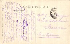 CPA Militaria Albert Interieur of church