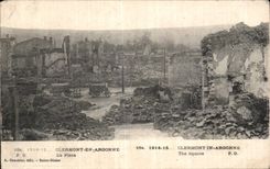 CPA Militaria Clermont in Argonne the place