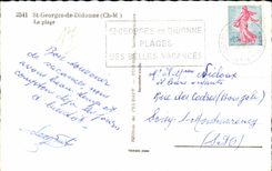CPSM St Georges de Didonne la plage