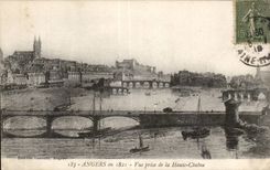 CPA Angers en 1821 Vue prise de la Haute Chaine 
