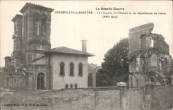 CPA Militaria Gerbeviller Martyrdom the vault of the castle and its dependences in ruins (August 1914)