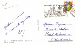 CPSM Romoratin edges of Sauldre