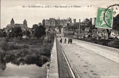 CPA St Aignan Vue generale et le chateau