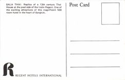 CPSM Thailand Thailand Sal Thai Replica off has 13the century Thai house