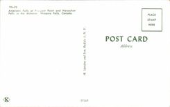 CPSM American Falls Cana the Niagara