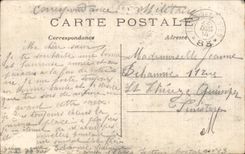 CPA Militaria Battles of the marl Castle of Mondemont close Sezanne