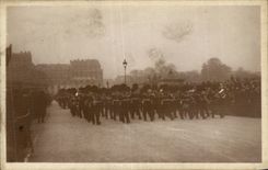 CPA Militaria War of 1914 1918 Funerailles of the marshal Foch March 26th 1929 Music of Coldstream Guards (Angeleterre)
