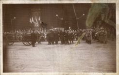 CPA Militaria Guerre of 1914 1918 Funerailles of the Marshal Foch March 26th 1929 Notre Dame Paris the body relates to mounting