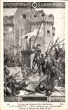 CPA Jeanne d arc peintures murales du Pantheon Paris Lenepveu Vie de Jeanne d arc Prise d Orleans 
