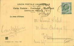 CPA Jeanne arc Paris Reims Chinon Orleans