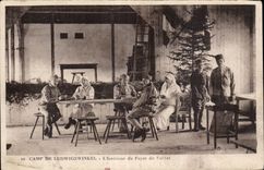 CPA Militaria Camp of Ludwigswinkel interior of the hearth of the soldier