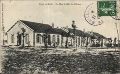CPA Militaria Camp of Mailly a mess of MM officers