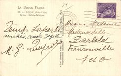 CPA Dijon Eglise Sainte Benigne 