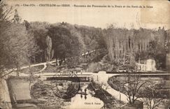 CPA Chatillon on the Seine Panorama of the walks of Douix and the edges of the Seine