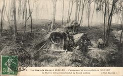 CPA el gran acampar de la guerra 1914 de nuestros soldados en Woevre