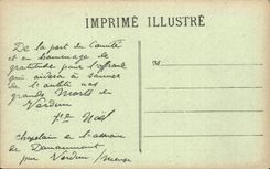 Osario de CPA Militaria Verdun provisional de la batalla