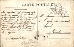 CPA Militaria Pontarlier Au champ de tir Piece de 155 court