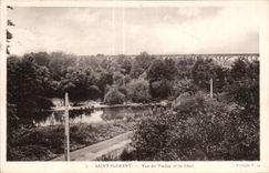 CPA St Florent Seen of the viaduct and Expensive