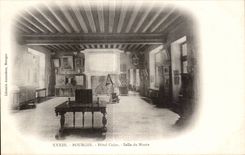 CPA Bourges Hotel Cujas Room of the museum