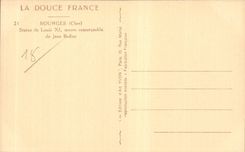 CPA Bourges Statue of Louis XI works of Jean Baffier