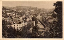 CPA Tulle Seen on the district of the barrier and Correze