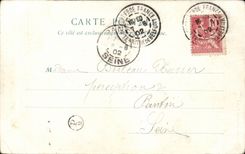 CPA Militaria Chasseur tiene pie