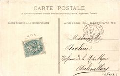 CPA Militaria Camp of Sissonne a corner of camping