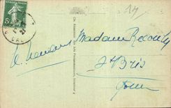 Deauville - the Flowered Beach - CPA