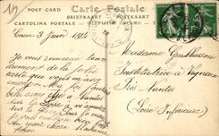 Caen - la casa del Saint Pierre de la calle - CPA