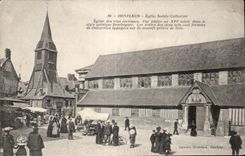 Honfleur - Eglise Sainte Catherine Marche - CPA 