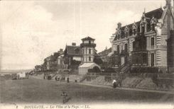 Houlgate - Les Villas et la Plage - CPA